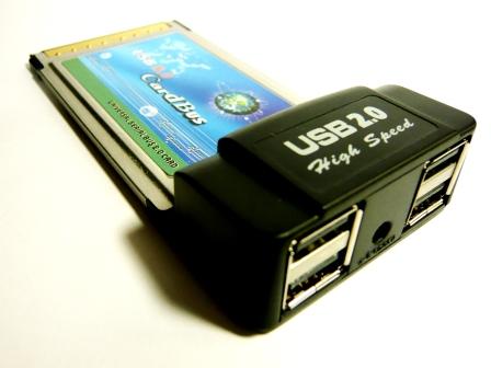 PCMCIA CardBus 4Port USB2.0J[hii#019j